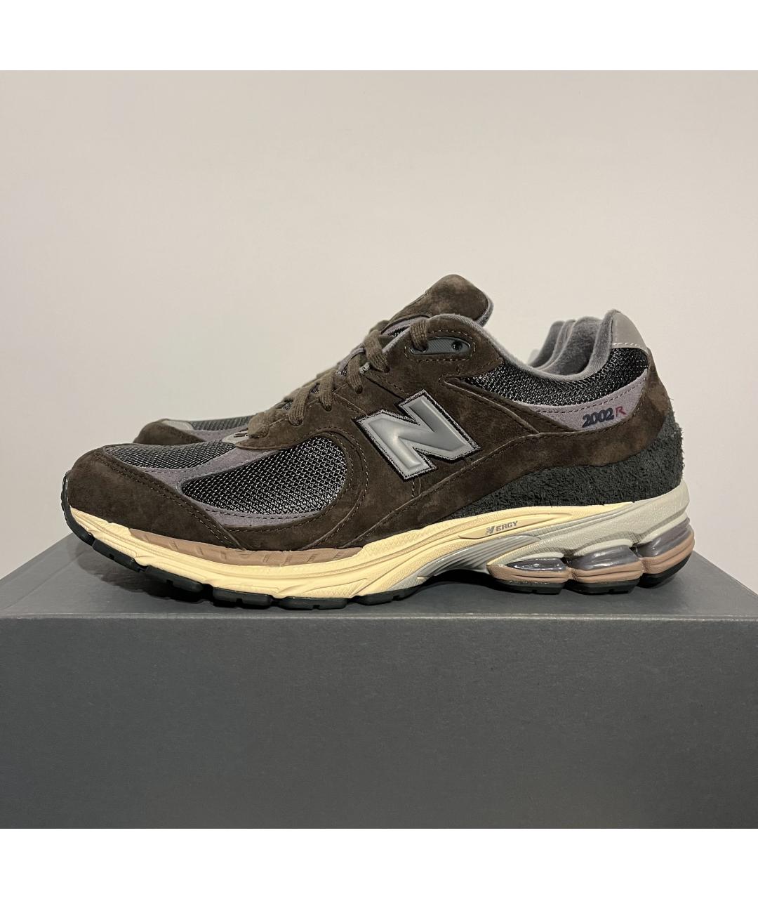 NEW BALANCE Коричневые нубуковые низкие кроссовки / кеды, фото 2