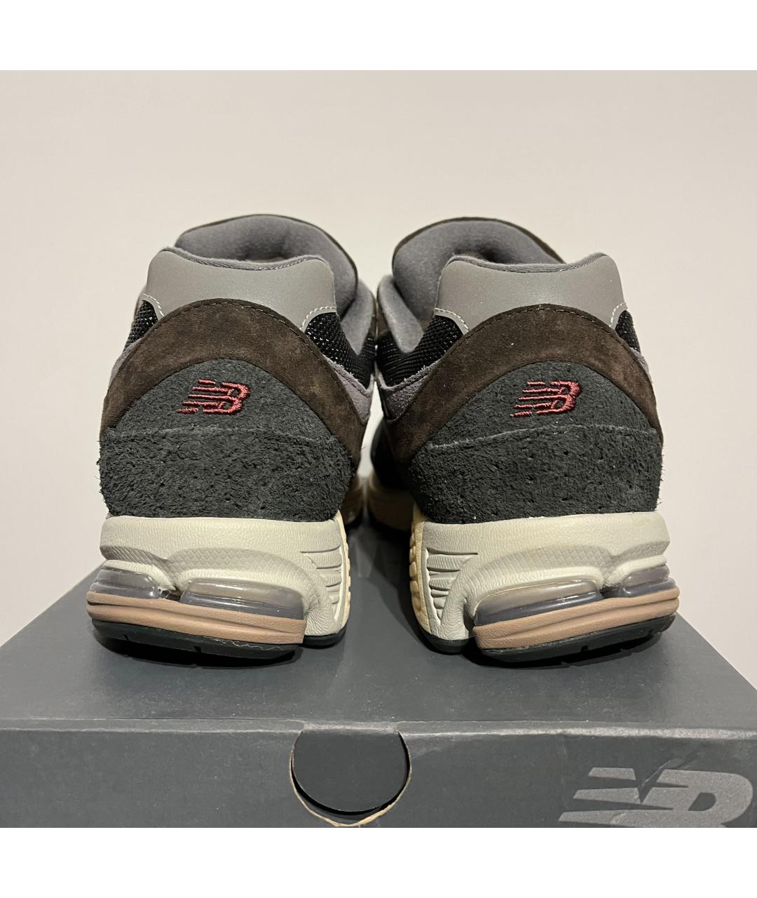NEW BALANCE Коричневые нубуковые низкие кроссовки / кеды, фото 7