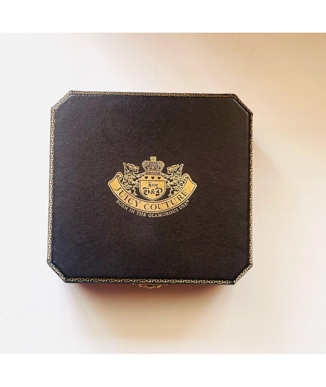 JUICY COUTURE Золотые металлические серьги, фото 5