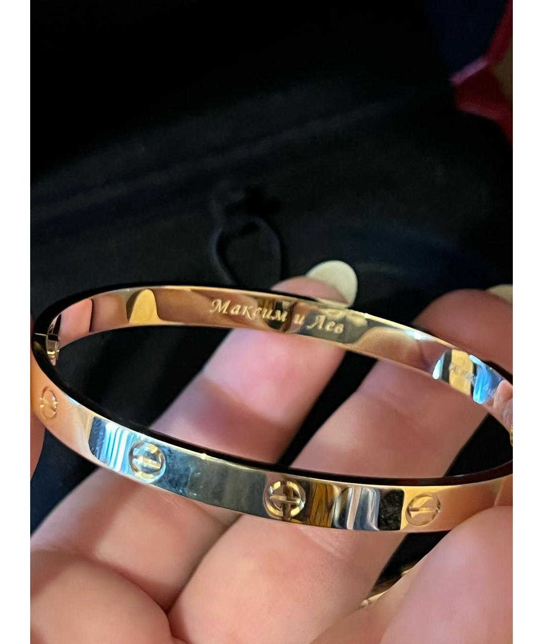 CARTIER Золотой браслет из желтого золота, фото 2