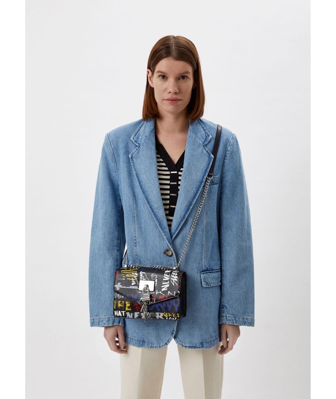 DKNY Черная сумка через плечо из искусственной кожи, фото 2