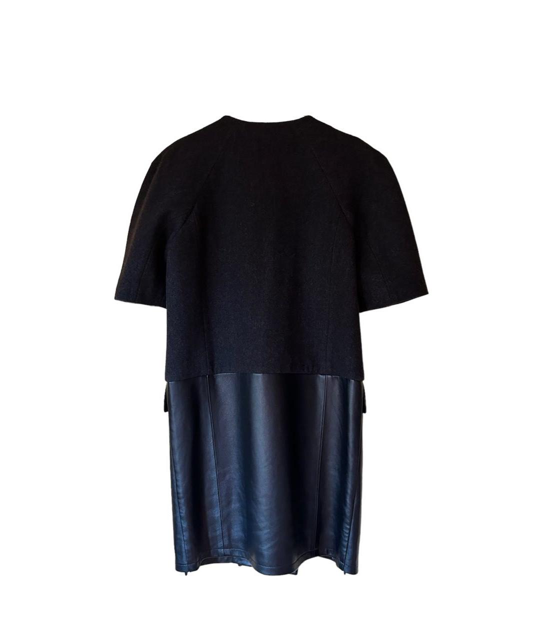 ALEXANDER WANG Черное шерстяное пальто, фото 2