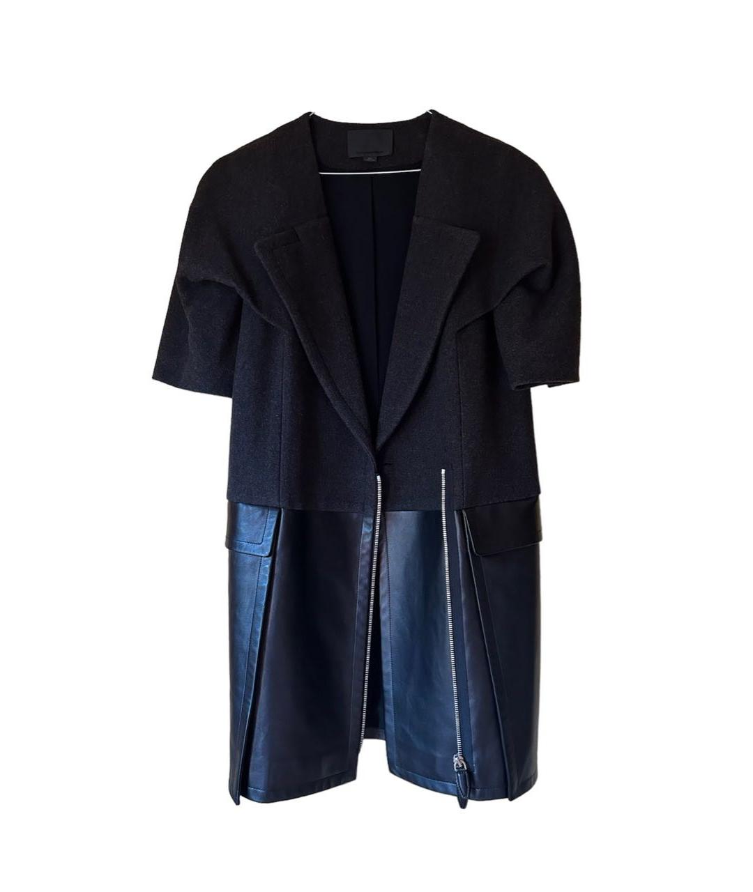 ALEXANDER WANG Черное шерстяное пальто, фото 5