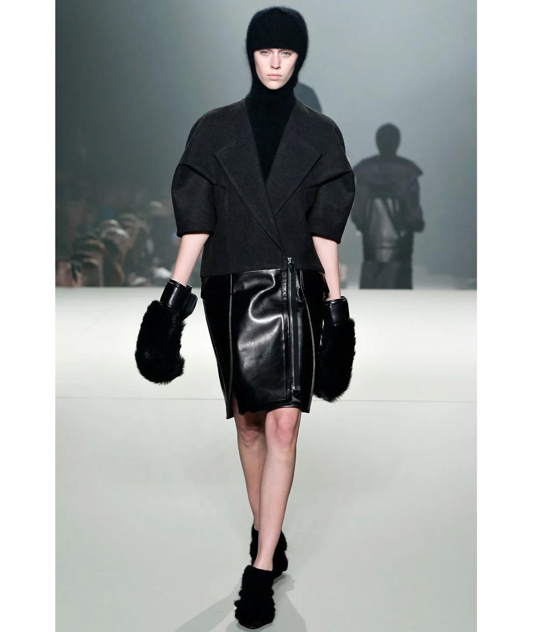 ALEXANDER WANG Черное шерстяное пальто, фото 6