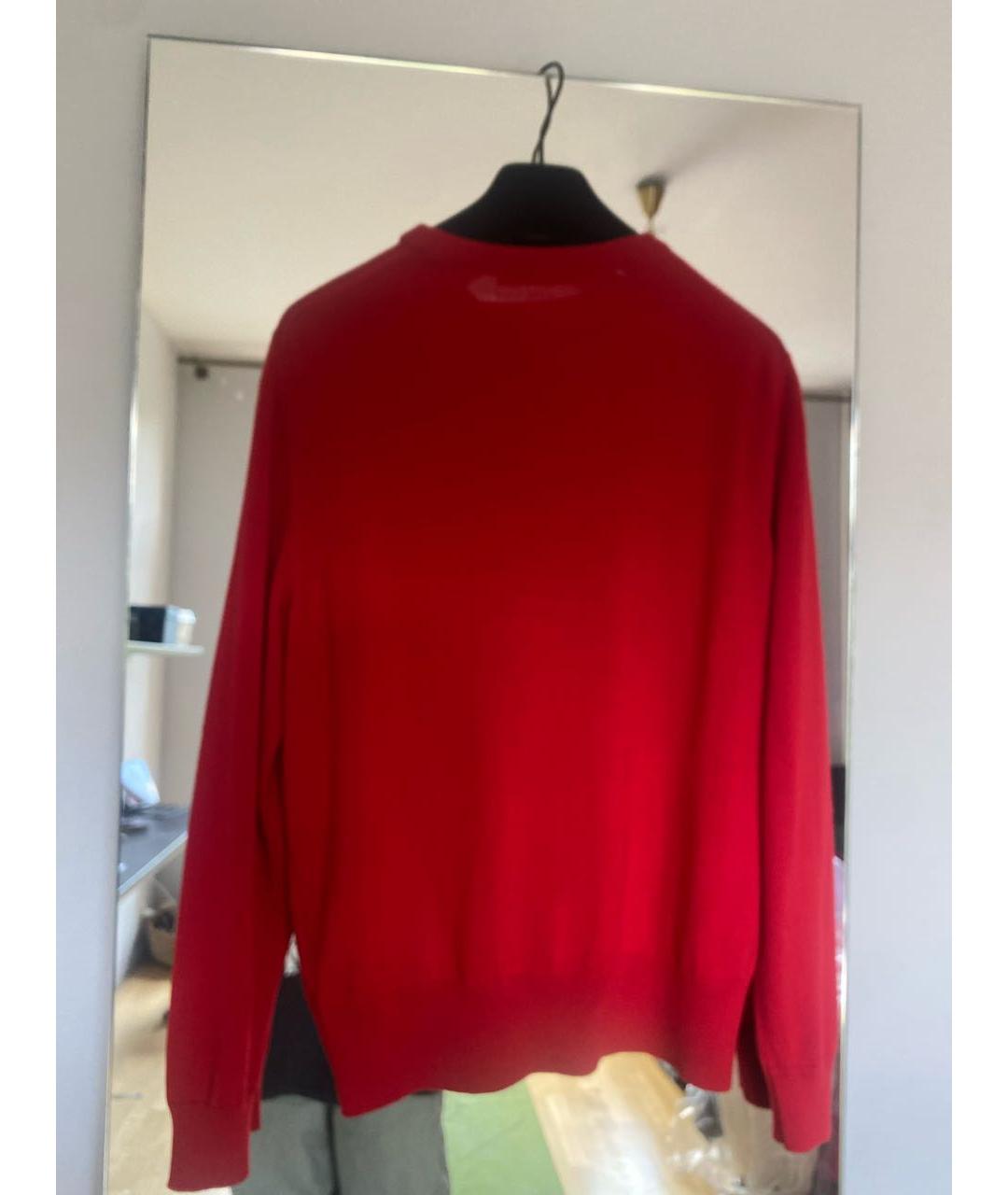 CHRISTOPHER KANE Красный шерстяной джемпер / свитер, фото 2