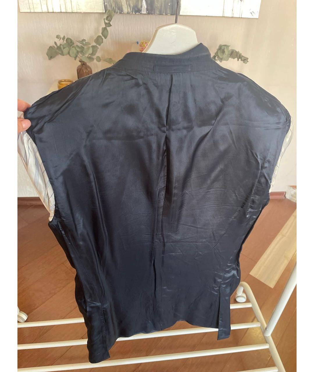 Gritti Темно-синий шерстяной пиджак, фото 3
