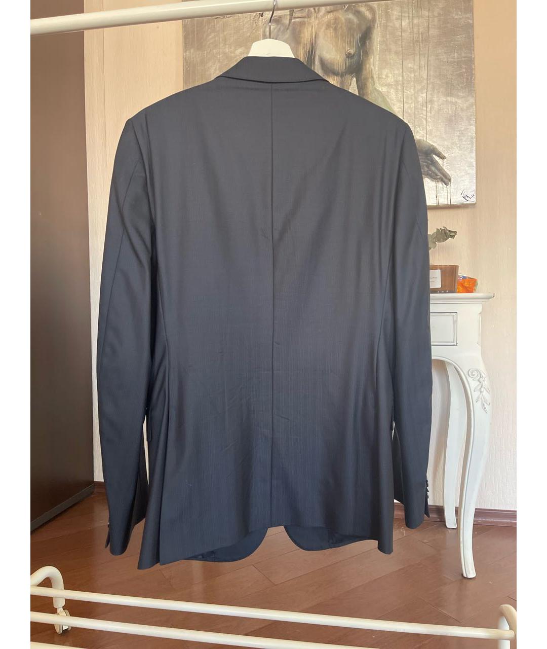 Gritti Темно-синий шерстяной пиджак, фото 2