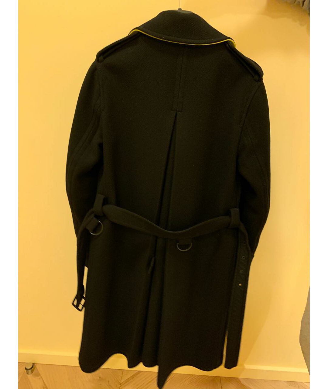 STELLA MCCARTNEY Черное шерстяное пальто, фото 2