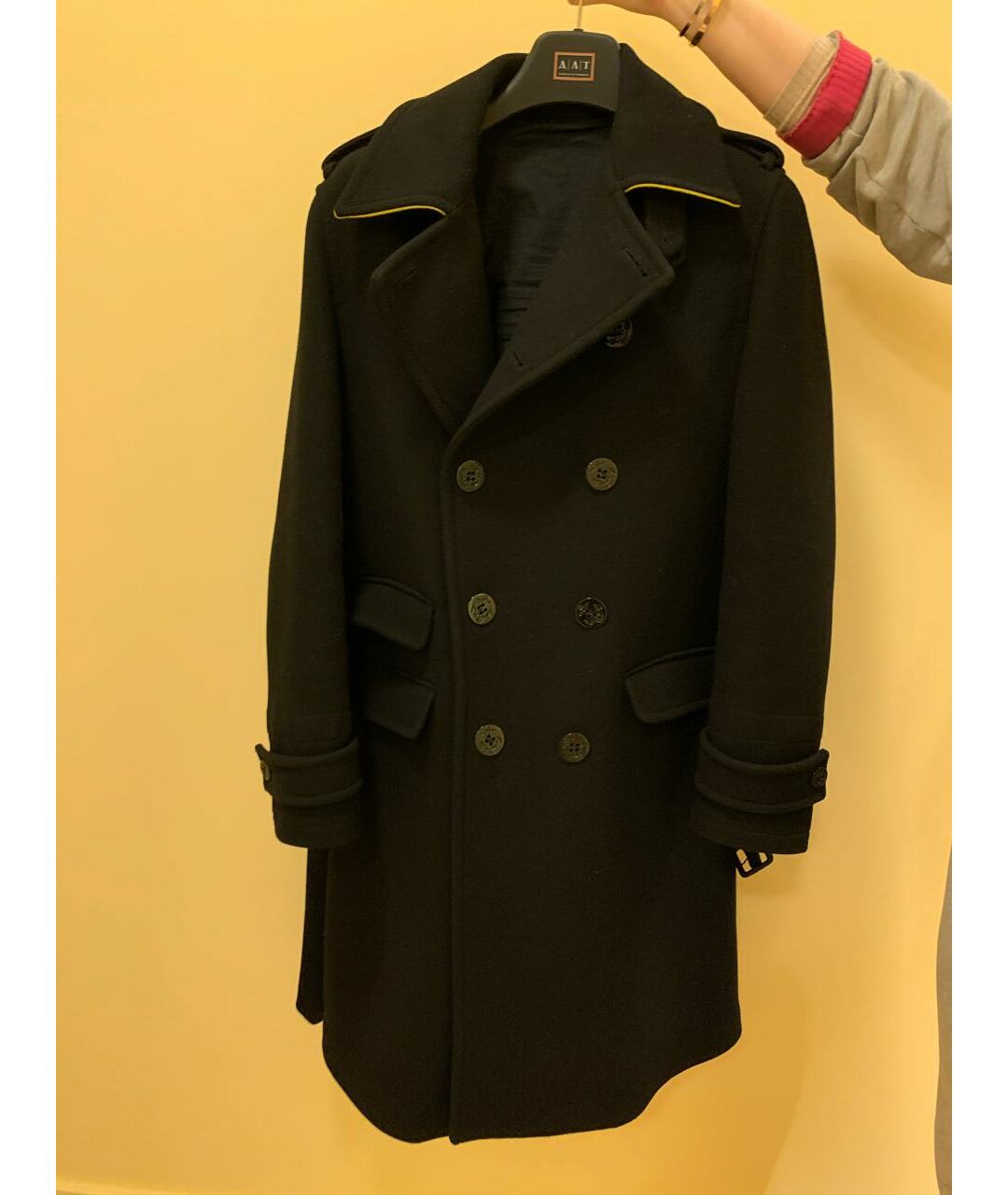 STELLA MCCARTNEY Черное шерстяное пальто, фото 9