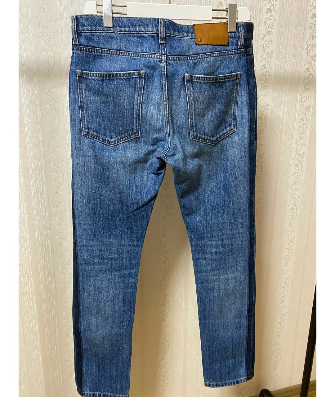 VALENTINO Синие хлопковые джинсы скинни, фото 6