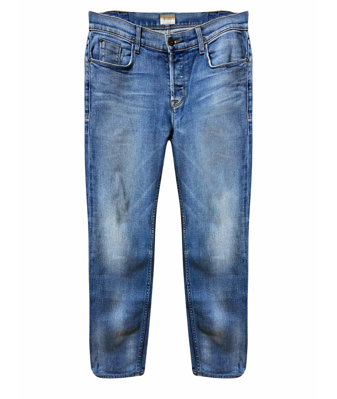 HUDSON Синие хлопковые джинсы скинни, фото 1