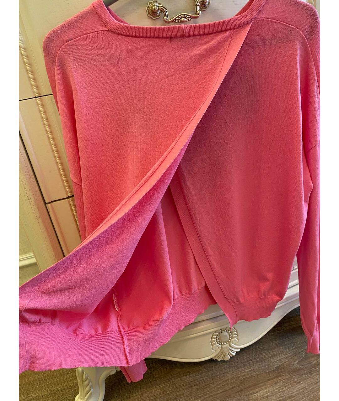ICEBERG Розовый синтетический джемпер / свитер, фото 5