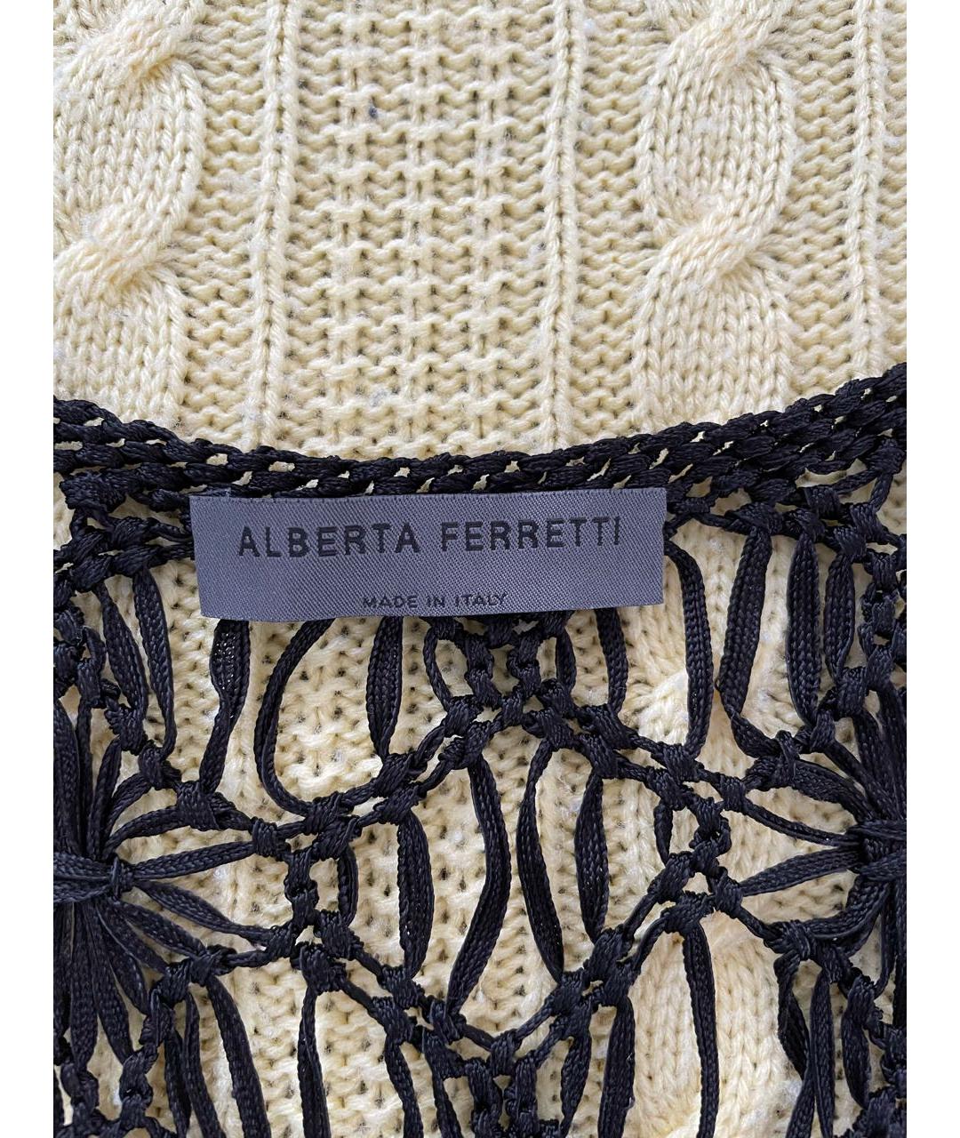 ALBERTA FERRETTI Черное шелковое платье, фото 7