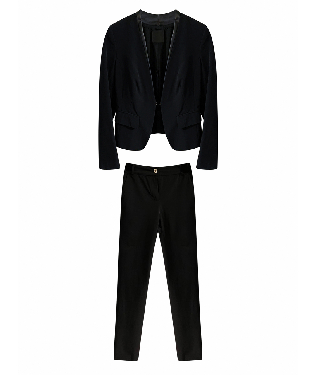 PINKO Черный полиэстеровый костюм с брюками, фото 1
