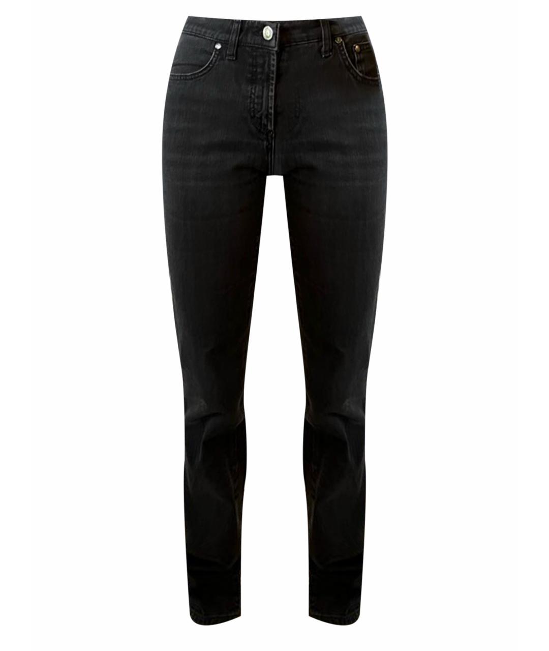 TRUSSARDI Черные прямые джинсы, фото 1