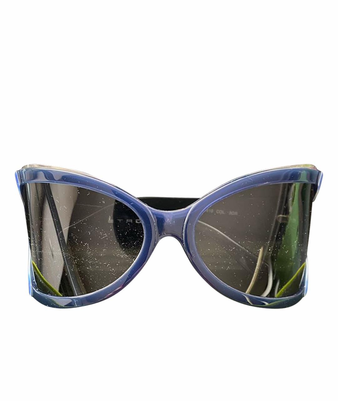ETRO Синие пластиковые солнцезащитные очки, фото 1