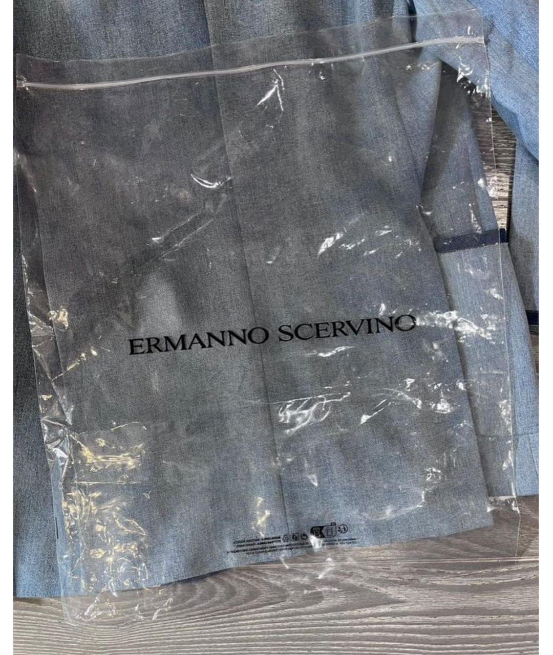ERMANNO SCERVINO Голубой деним жакет/пиджак, фото 7