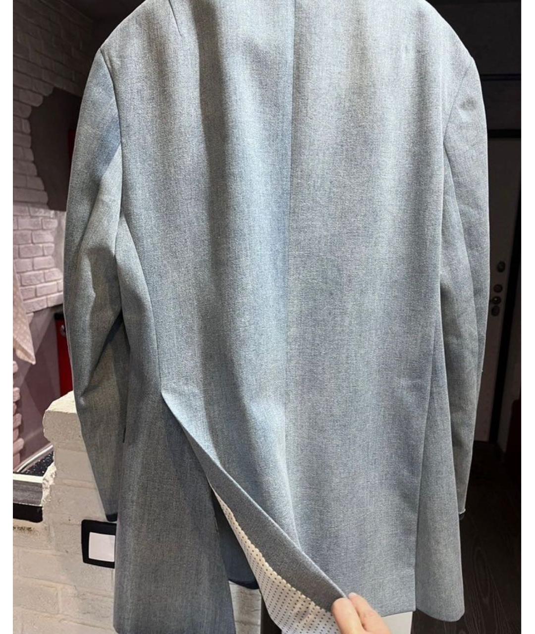 ERMANNO SCERVINO Голубой деним жакет/пиджак, фото 3