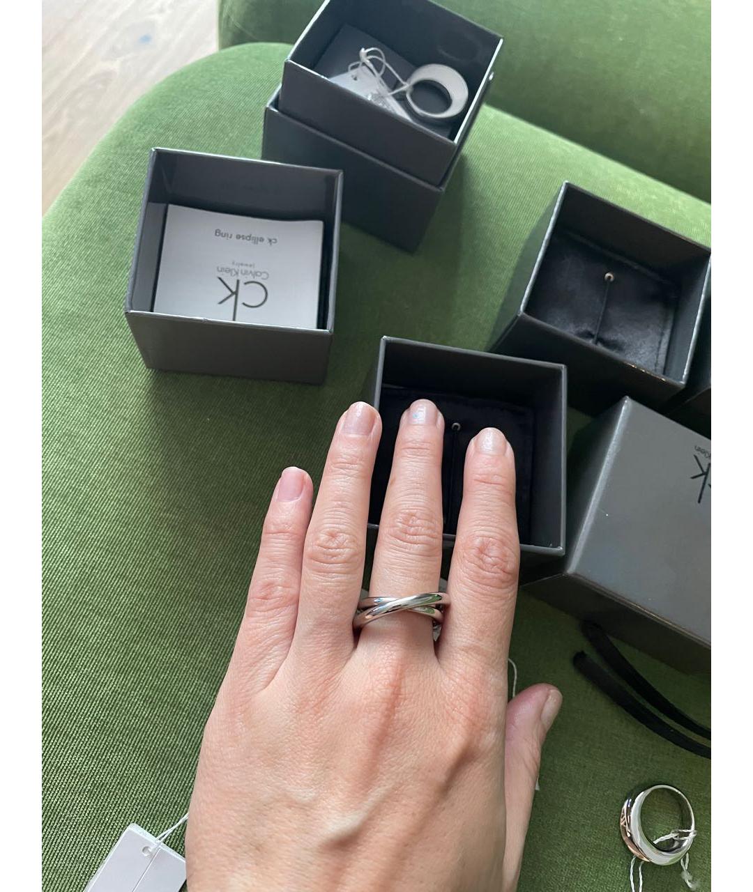 Calvin klein deals ellipse ring