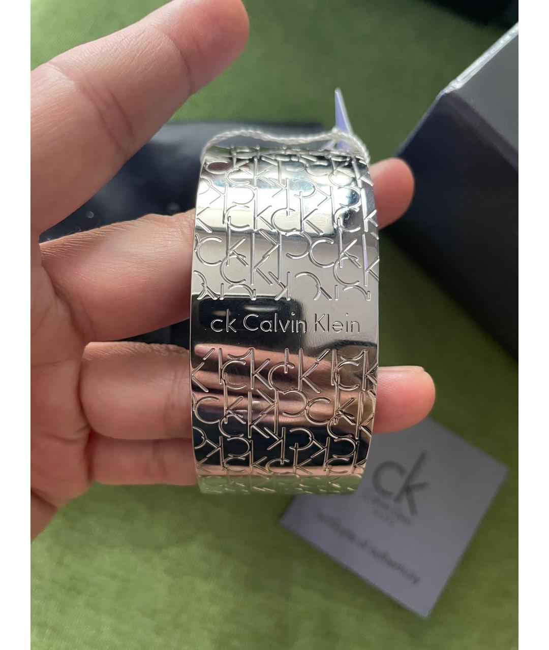 CALVIN KLEIN Серебрянный металлический браслет, фото 2