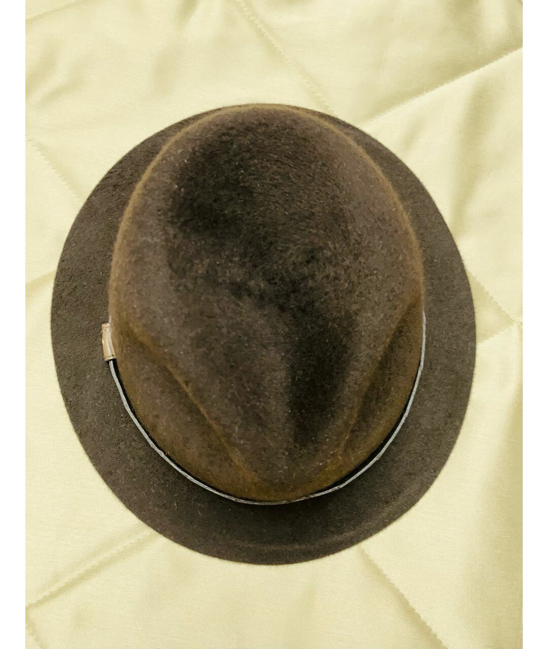 LORO PIANA Коричневая шерстяная шляпа, фото 2