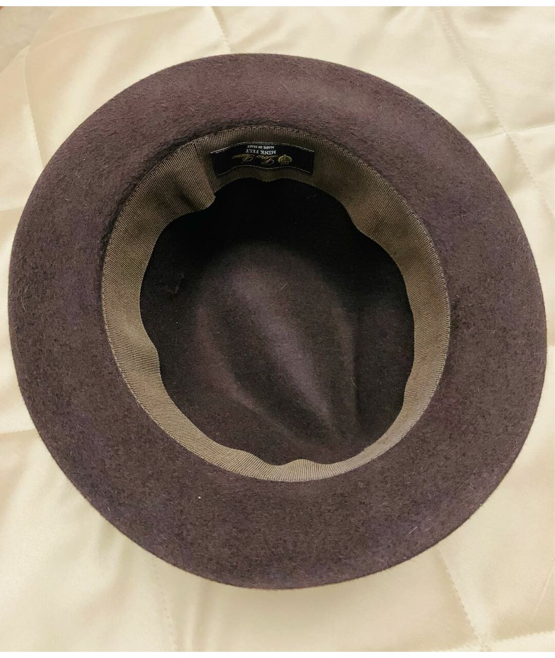 LORO PIANA Коричневая шерстяная шляпа, фото 3