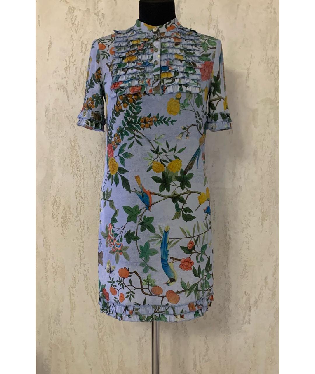 GUCCI Мульти повседневное платье, фото 8