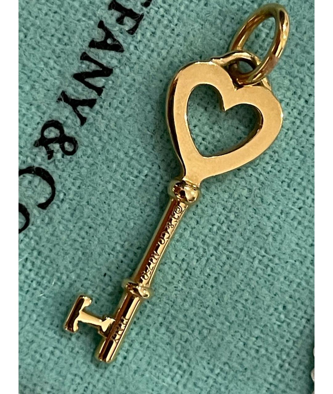 TIFFANY&CO Золотая подвеска из желтого золота, фото 2