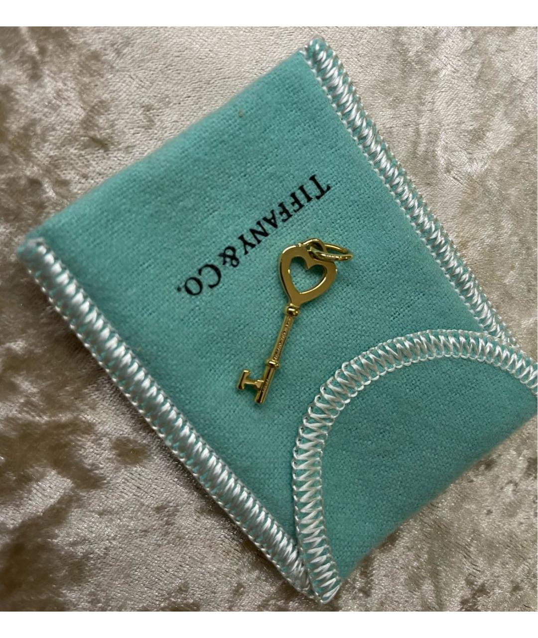TIFFANY&CO Золотая подвеска из желтого золота, фото 4