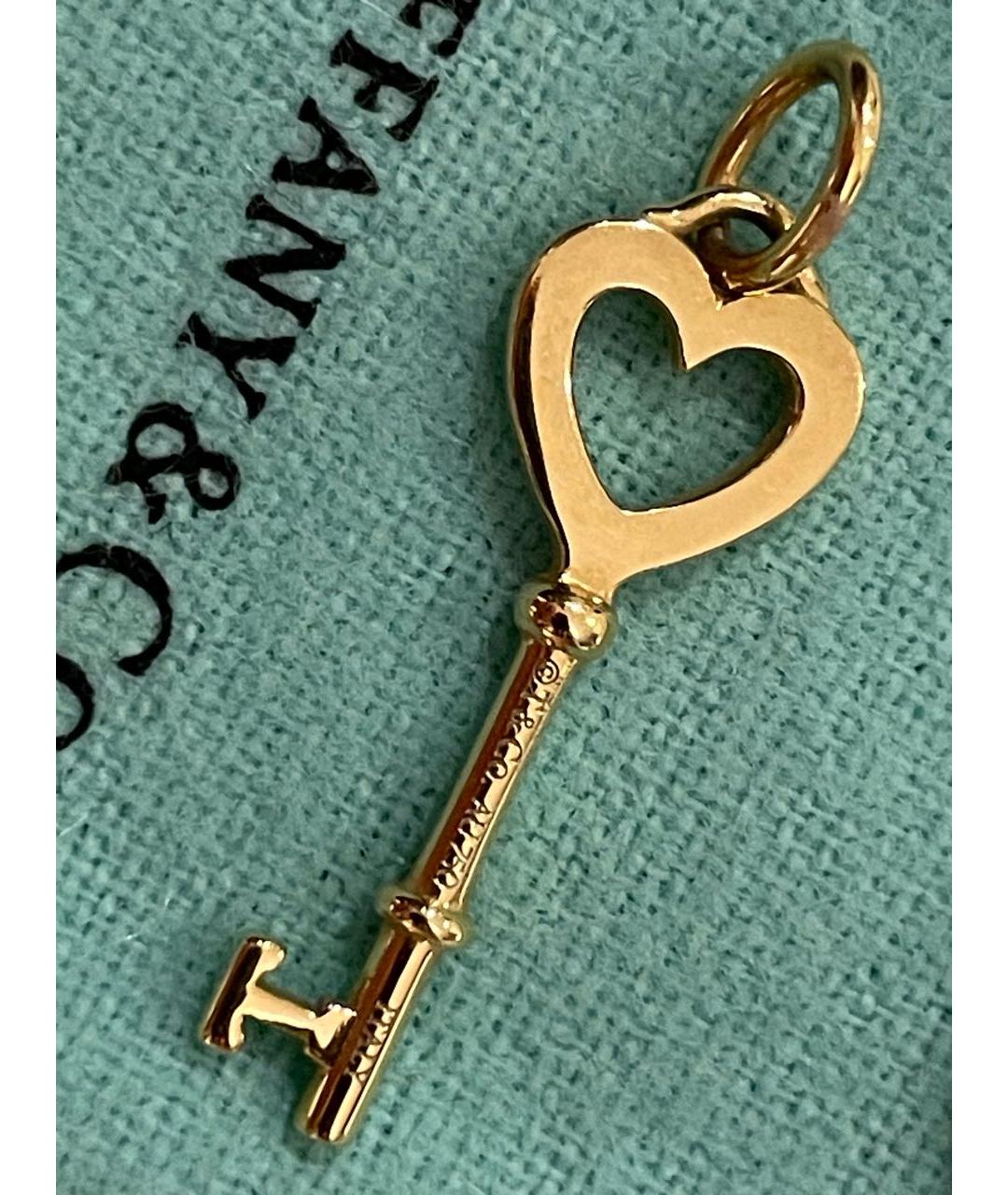 TIFFANY&CO Золотая подвеска из желтого золота, фото 5