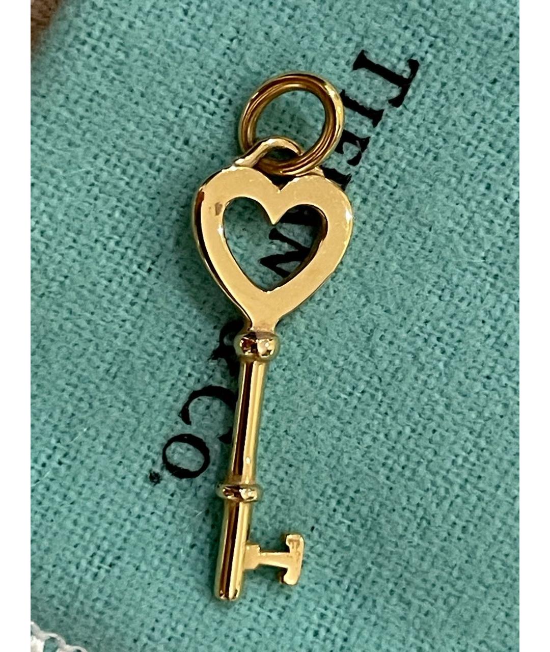 TIFFANY&CO Золотая подвеска из желтого золота, фото 3