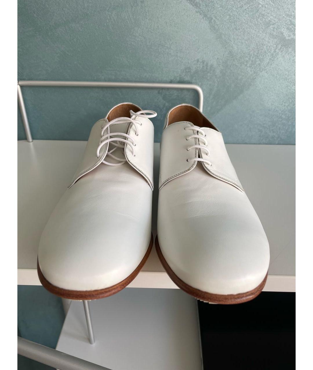 PREMIATA Белые кожаные туфли, фото 2