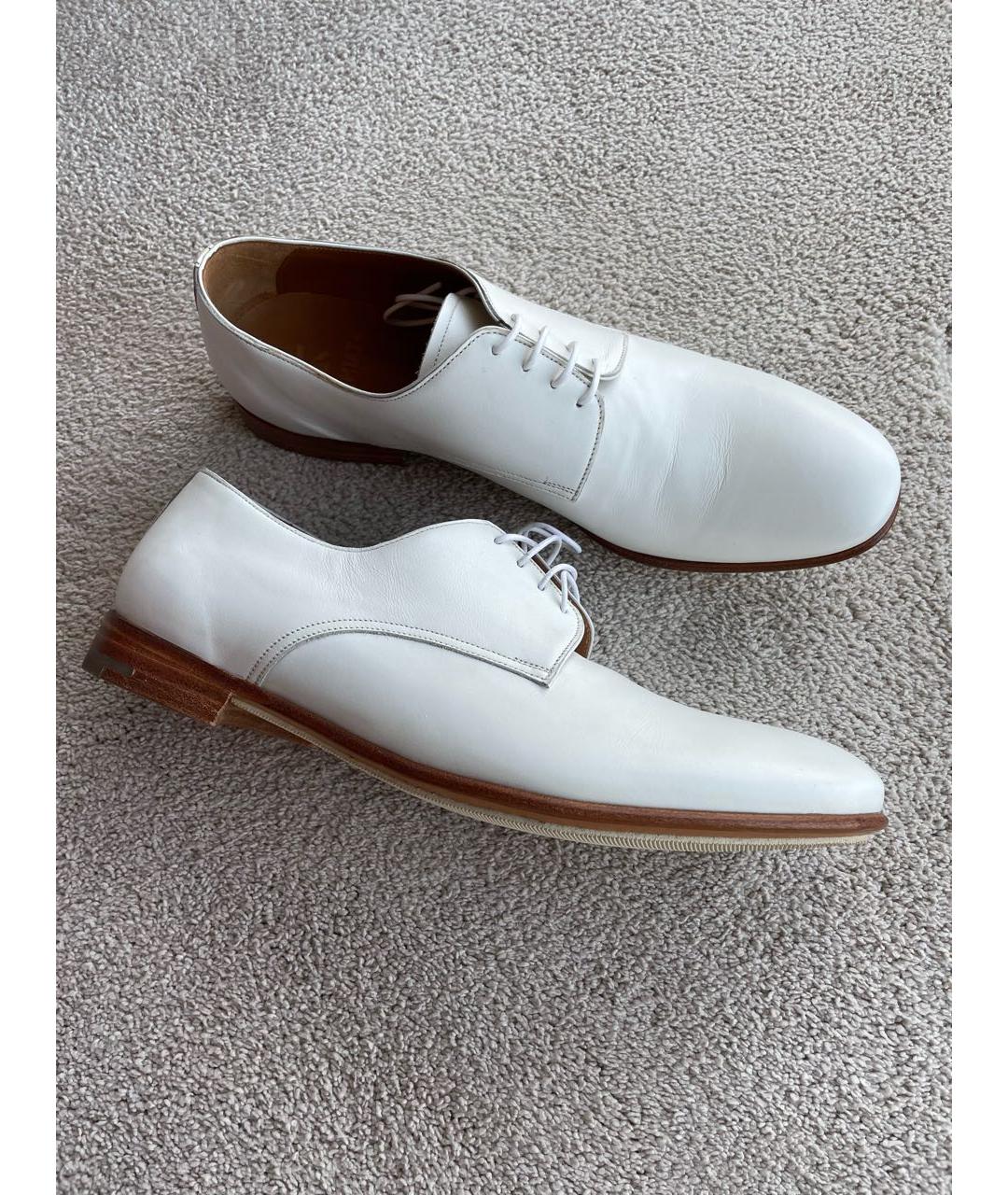 PREMIATA Белые кожаные туфли, фото 7
