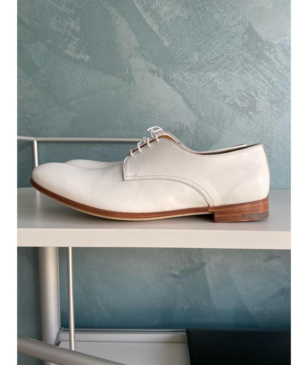 PREMIATA Белые кожаные туфли, фото 9