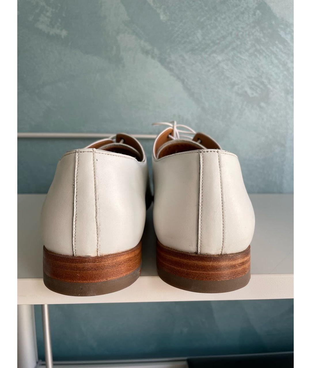 PREMIATA Белые кожаные туфли, фото 4
