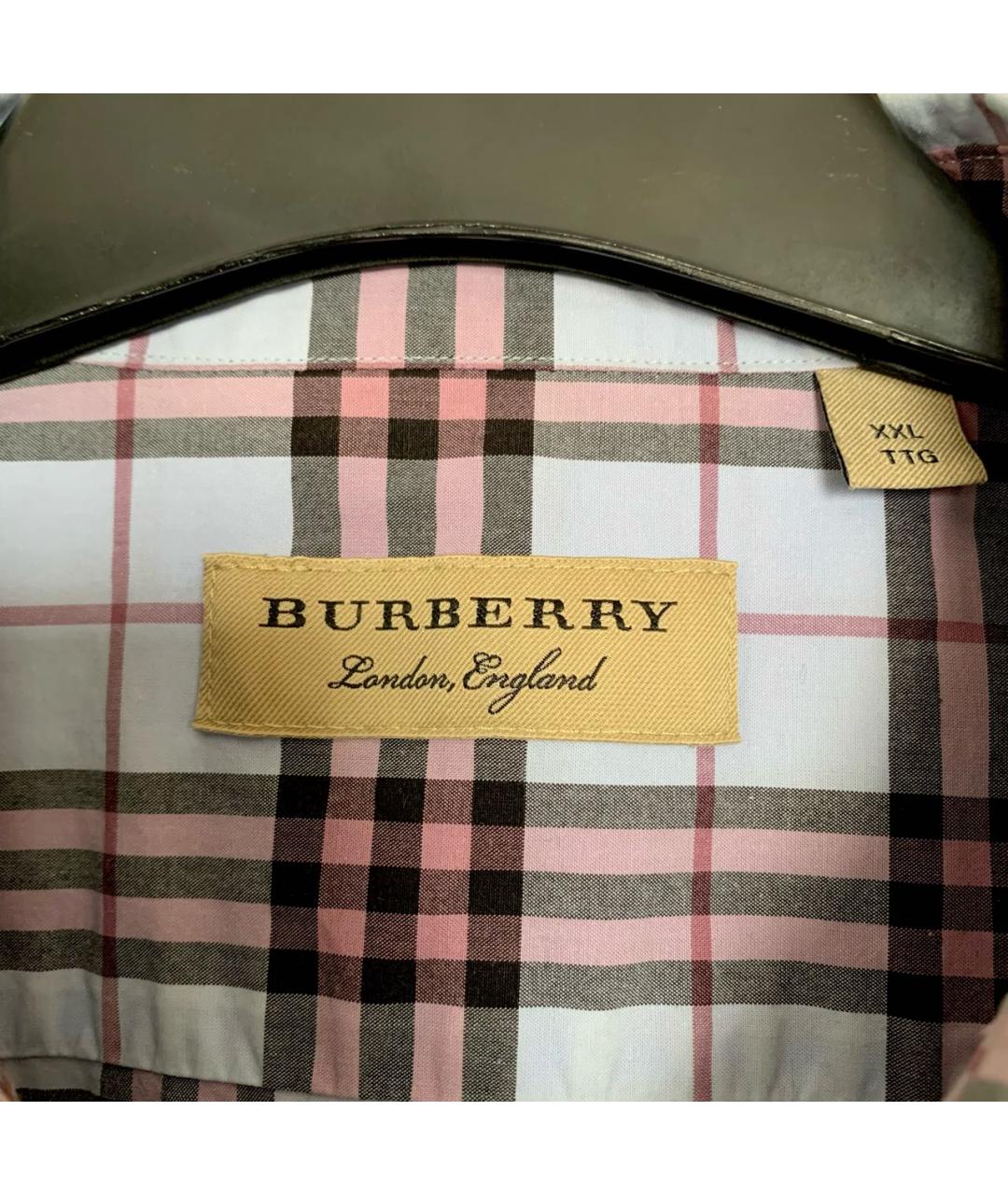 BURBERRY Мульти хлопковая кэжуал рубашка, фото 3