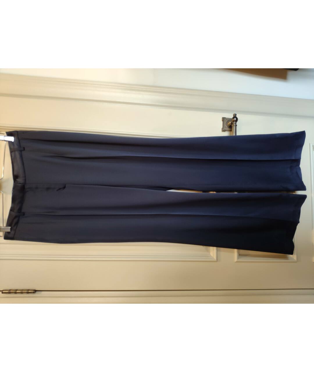 GIANFRANCO FERRE Темно-синие прямые брюки, фото 8