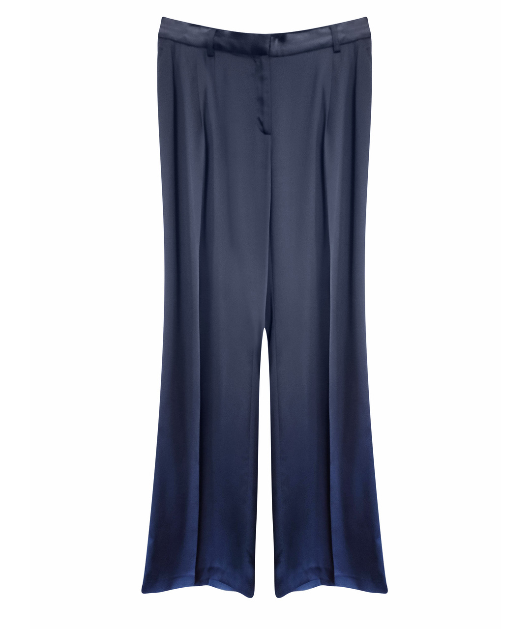 GIANFRANCO FERRE Темно-синие прямые брюки, фото 1