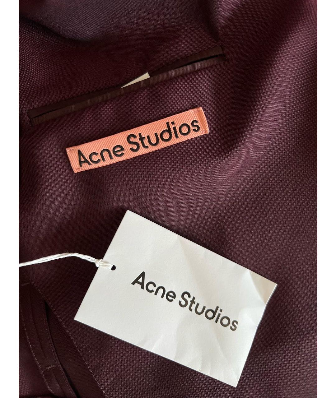 ACNE STUDIOS Коричневый шерстяной жакет/пиджак, фото 5