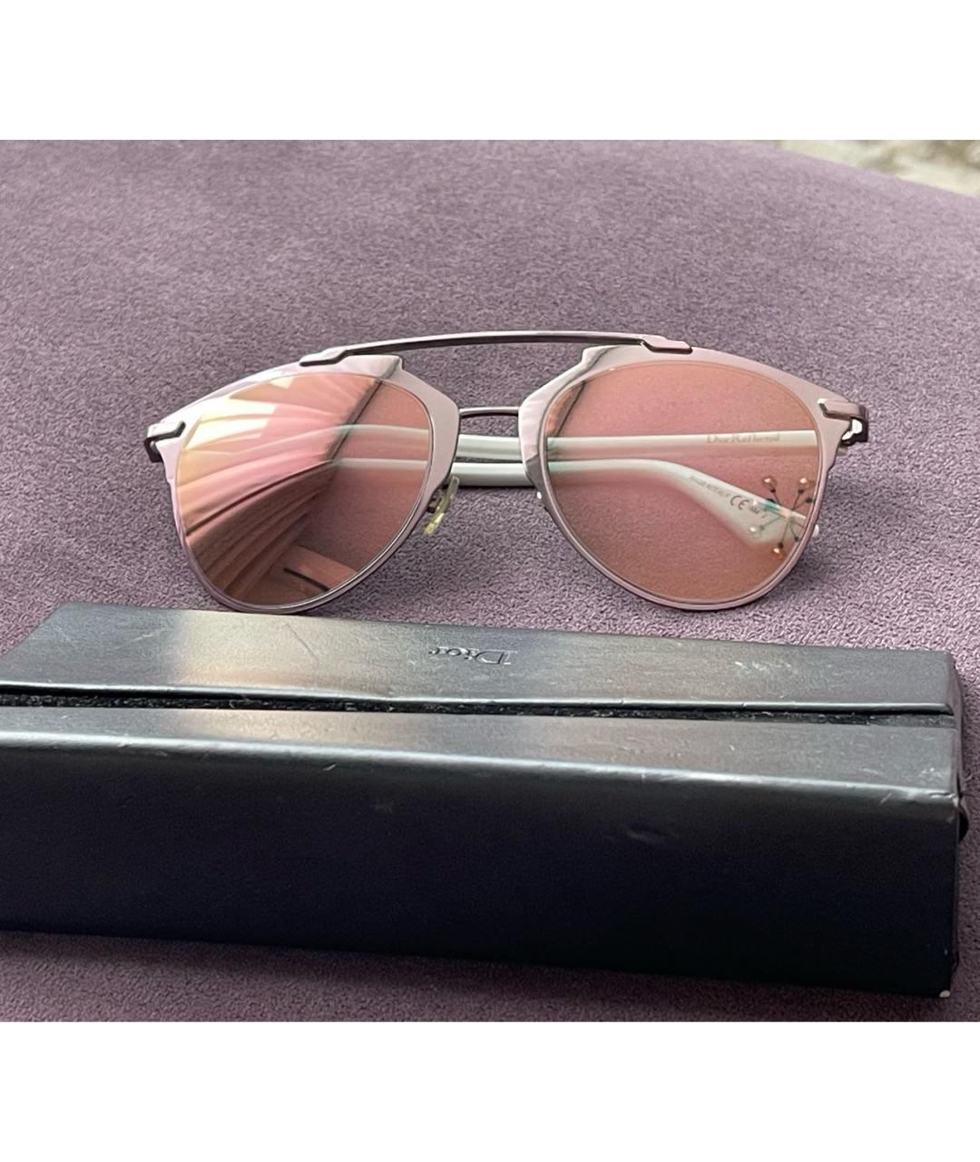 CHRISTIAN DIOR PRE-OWNED Розовые пластиковые солнцезащитные очки, фото 4
