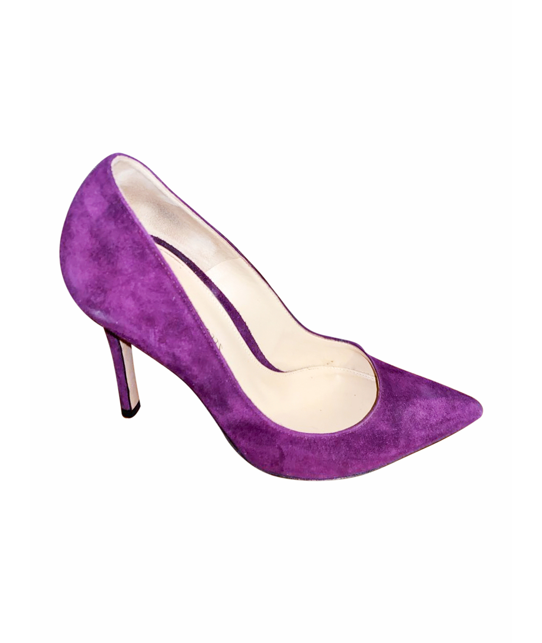 GIANVITO ROSSI Фиолетовые замшевые туфли, фото 1