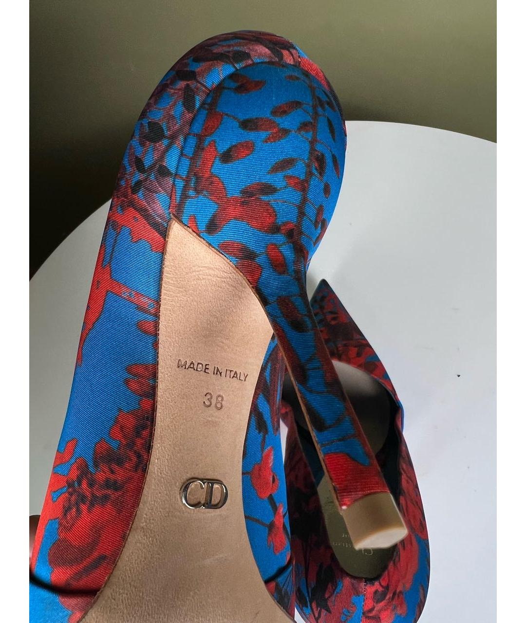 CHRISTIAN DIOR Мульти туфли, фото 4