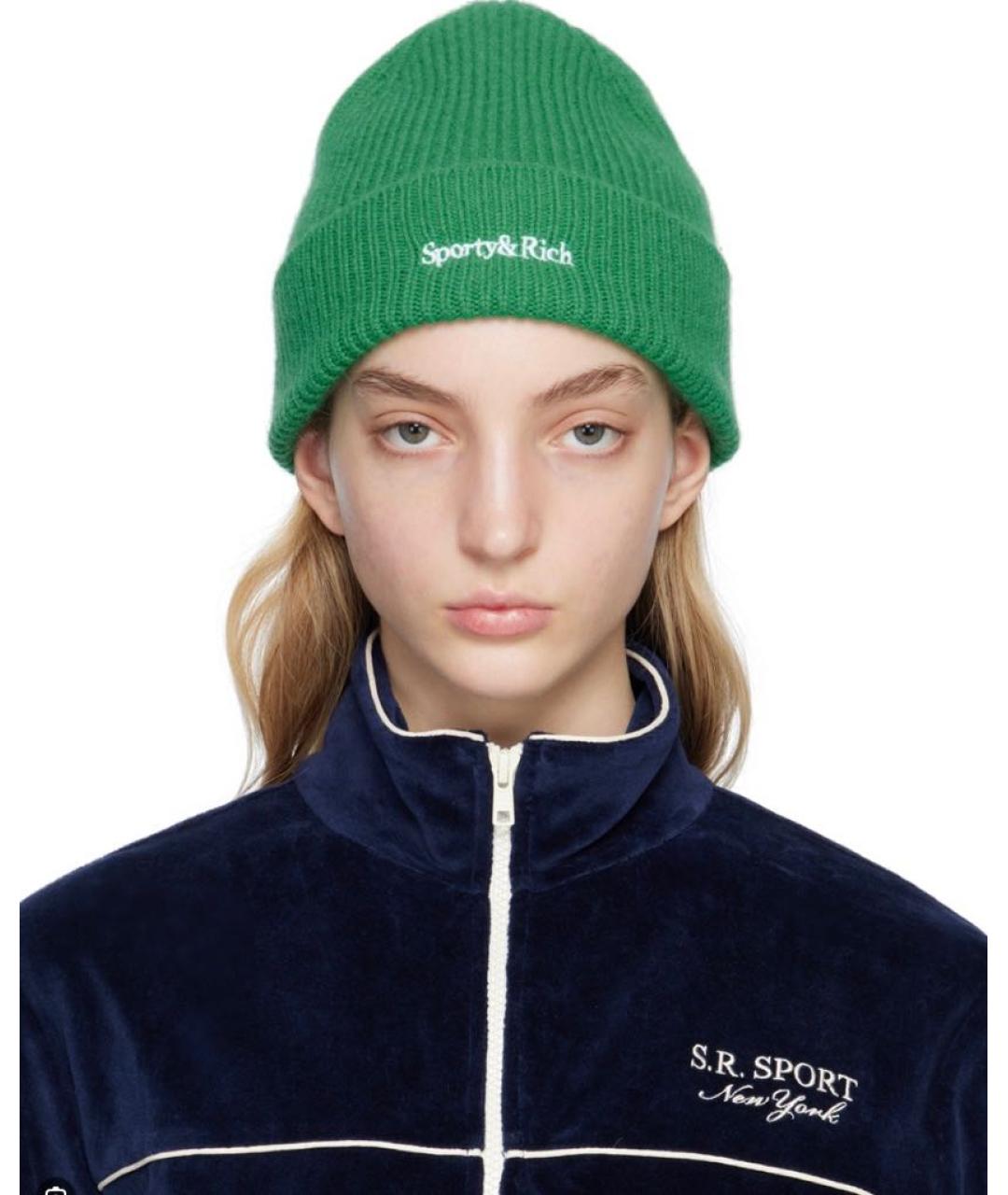 SPORTY AND RICH Зеленая шапка, фото 7