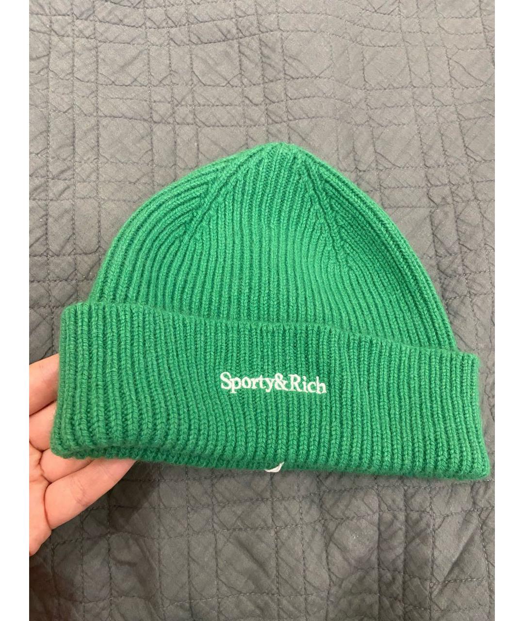 SPORTY AND RICH Зеленая шапка, фото 6