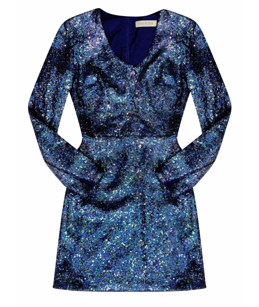 A LA RUSSE Темно-синее полиэстеровое вечернее платье, фото 1