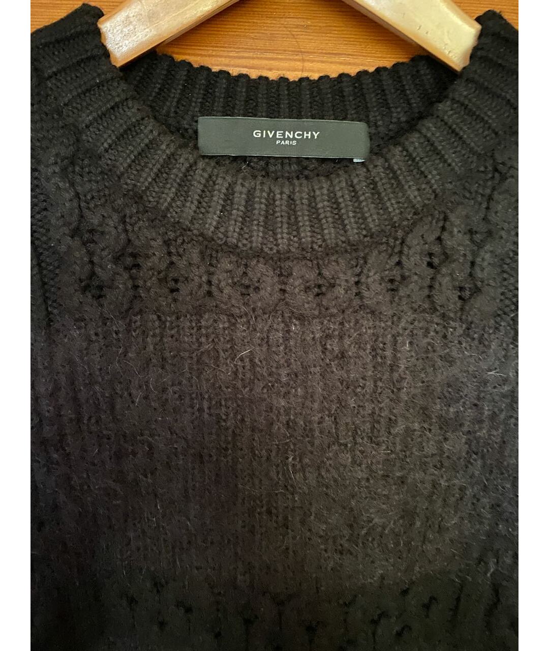 GIVENCHY Черный шерстяной джемпер / свитер, фото 3