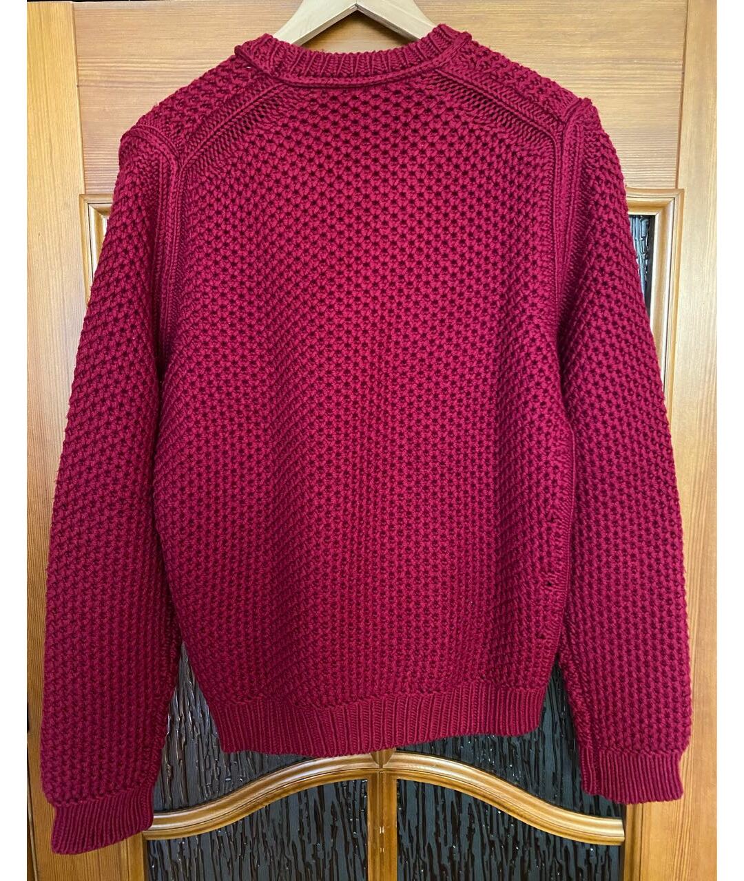 DSQUARED2 Красный шерстяной джемпер / свитер, фото 2