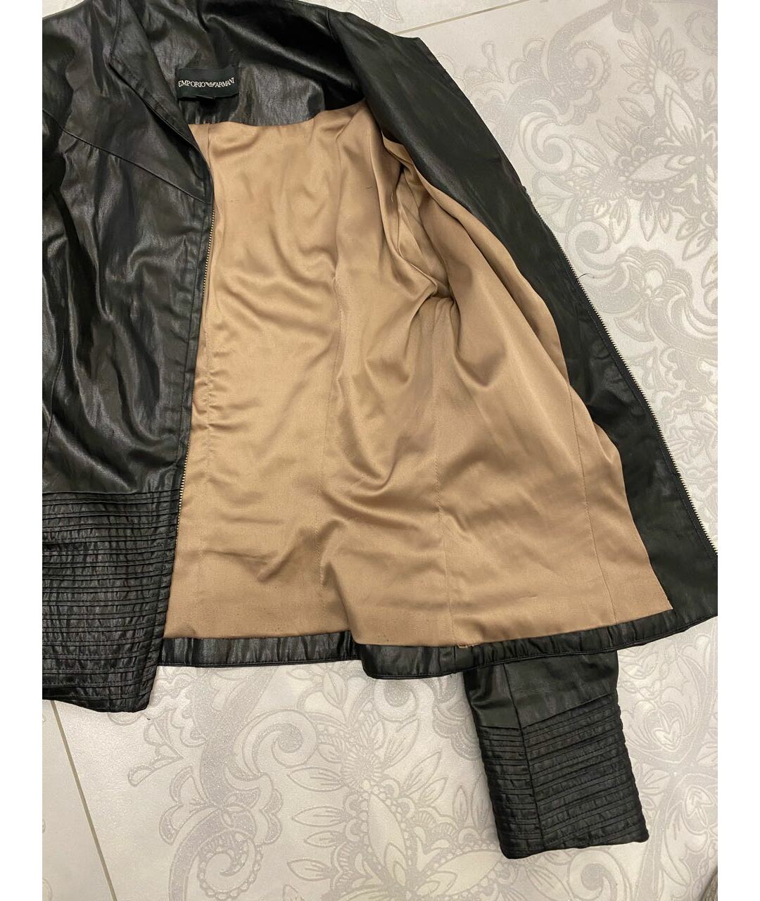 EMPORIO ARMANI Черный вискозный жакет/пиджак, фото 3
