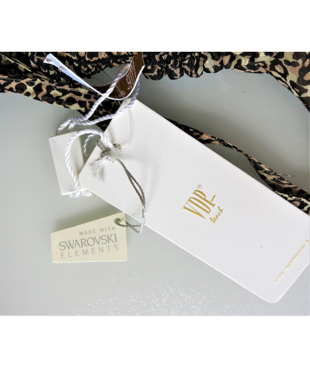 VDP Коричневый шелковый комбинезон, фото 9