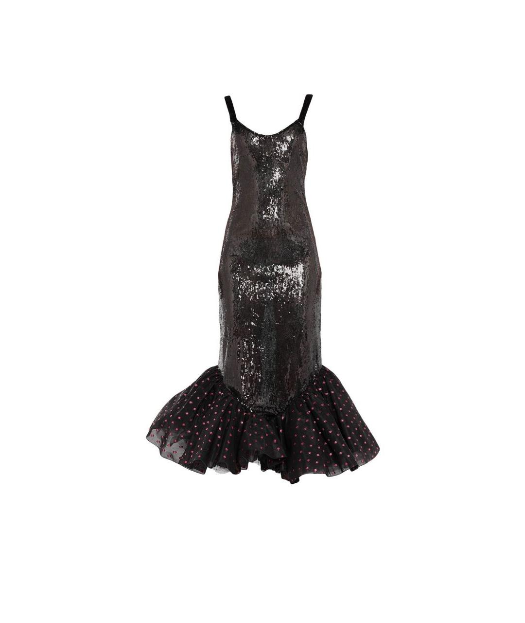 THE ATTICO Черное коктейльное платье, фото 9